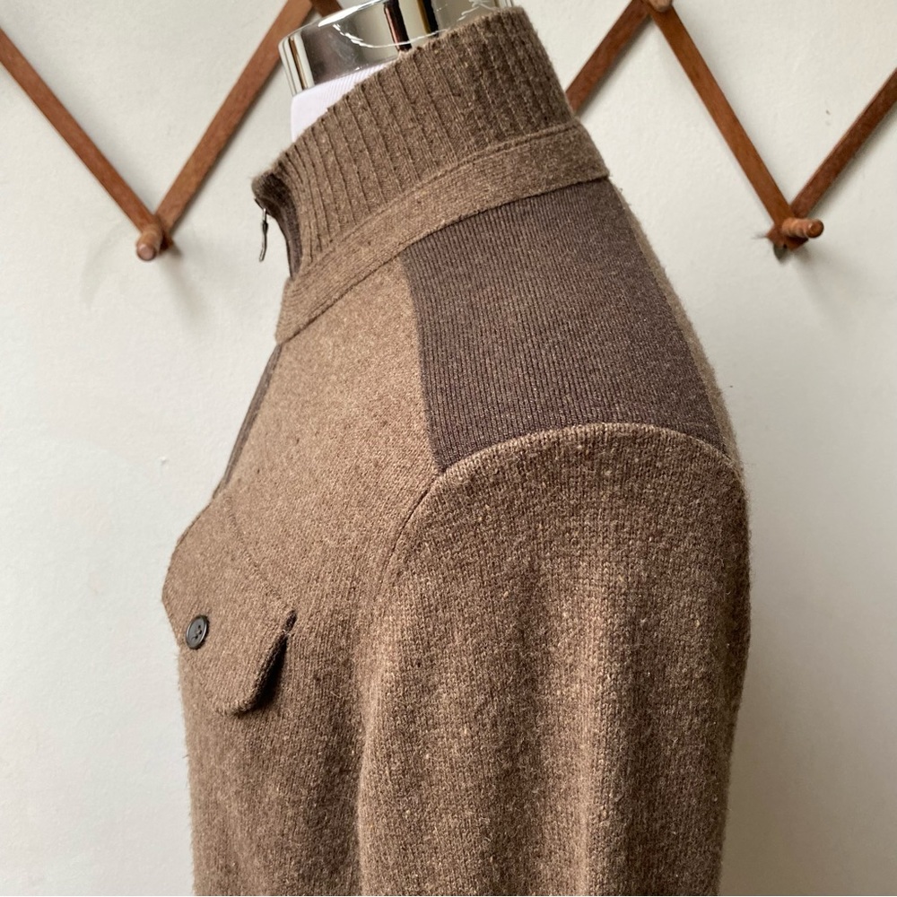 Banana Republic Wool Knit Brown Sweater Jacket - Picture 8 of 12